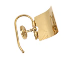Paper Towel Holder Brass Stainless Steel Exquisite Appearance High Hardness Wall Mounted Tissue Roll Rack For Bathroom