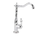 Bathroom Water Tap Retro European Style Brass Electroplating With Long Bend Hose Hot Cold Mixer Basin Faucet For Home