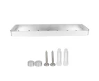 Bathroom Shelf Wall Mount Space Aluminium Shower Single Layer Shelf Shampoo Storage Rack50Cm Commodity Shelf