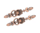 2 Sets Ring Pull Round Single Hole Handles Knob For Kitchen Cabinet Cupboard Door Drawer231 Large Antique Copper