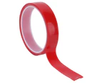 Double Sided Tape Nanometer Seamless Removable Adhesive Tape For Wall Photo Poster Red2Cm X 1M