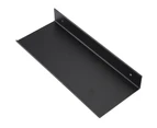 Black Bathroom Single Layer Space Aluminum Matte Rack Shelve (#50Cm)