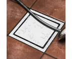 Stainless Steel Shower Drain Floor Drain Waste Drainer Bathroom Kitchen Balcony