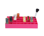 36 Grids Makeup Organizer Storage Box Display Stand Cosmetic Desktop Lipstick Rack Containerpink