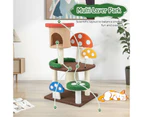 Costway 102cm Cat Tree Sisal Scratching Post Scratcher w/Scratching Board/Condos Pet Toy