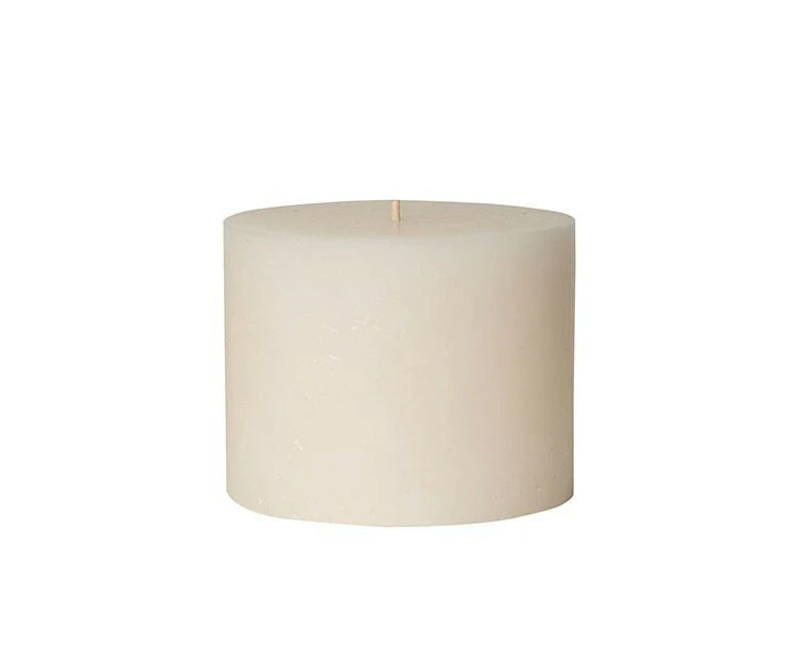 Elume Rustic Pillar Candle - Cream 10 x 8cm