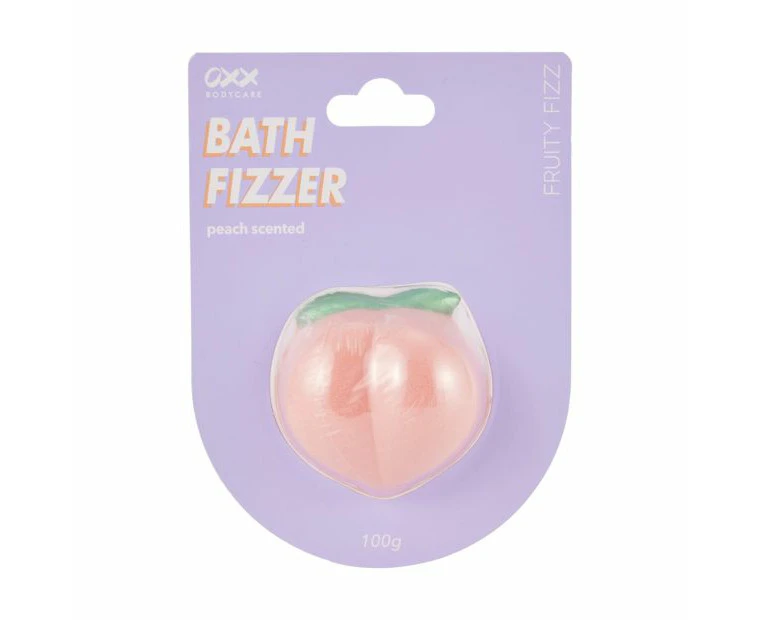 OXX Bodycare Fruity Fizz Bath Fizzer 100g - Peach Scented