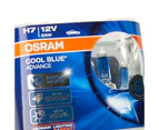 OSRAM H7 Cool Blue Advance 5000K White Halogen Bulbs