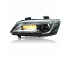 LED Headlights Sequential Blinker Fit For Holden VE Commodore Series 1&2 With HID Xenon Globes