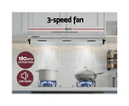 Devanti 900mm Range Hood 90cm Rangehood Stainless Steel