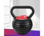 Everfit 18kg Adjustable Kettlebell Set Portable Kettle Bell Weight Dumbbells 10lbs 40lbs