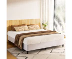 Artiss Bed Frame King Size Metal Grey MASON