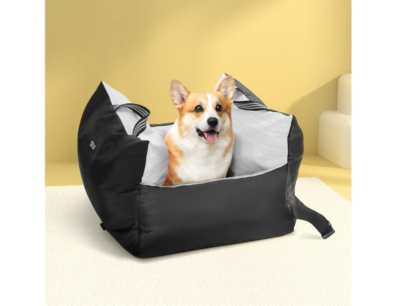 i.Pet Dog Car Seat Booster Cover Dog Bed Portable Waterproof Belt Non Slip