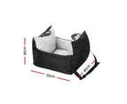 i.Pet Dog Car Seat Booster Cover Dog Bed Portable Waterproof Belt Non Slip