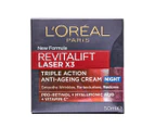 L'Oréal Revitalift Laser X3 Triple Action Anti-Ageing Night Cream 50mL