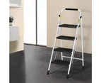 Giantz 4 Step Ladder Multi-Purpose Folding Steel Light Weight Platform