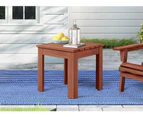 ALFORDSON Wooden Side Desk Coffee Table Outdoor Furniture Patio Garden Brown