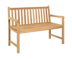 vidaXL Garden Bench 114 cm Solid Teak Wood