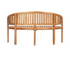 Banana Bench 151 cm Solid Teak Wood