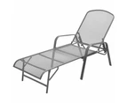 Sun Lounger Steel Anthracite