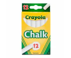 Crayola 12 Pack Chalk Pack - White