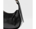 Target Half Moon Shoulder Bag - Black