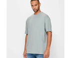 Target Australian Cotton Oversized T-Shirt - Grey