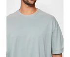 Target Australian Cotton Oversized T-Shirt - Grey