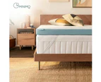 GOMINIMO Dual Layer Mattress Bed Topper 4-inch Gel Infused Memory Foam Single
