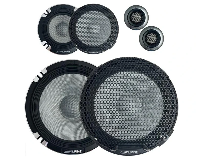 Alpine R2-S653 6.5" 300W 3-Way Component Speakers