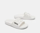 Crocs Unisex Classic Slides - White