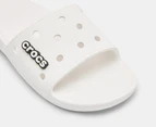 Crocs Unisex Classic Slides - White