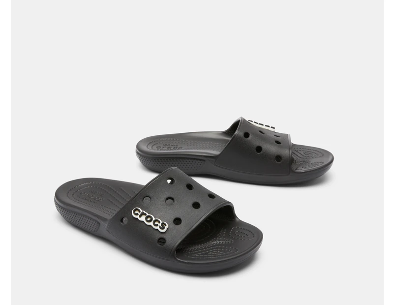 Crocs Unisex Classic Slides - Black