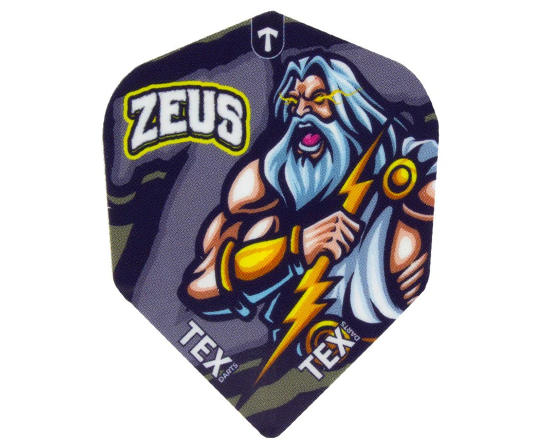 TEX Zeus Standard Dartboard Dart Flights Set of 3