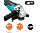 125mm  Cordless Brushless Angle Grinder NO Battery compatible with Makita 18V DGA504Z
