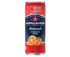 24 Pack, San Pellegrino 330ml Aranciata Rossa Cans