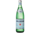 12 Pack, San Pellegrino 750ml Sparkling Mineral Water Glass 12pk x