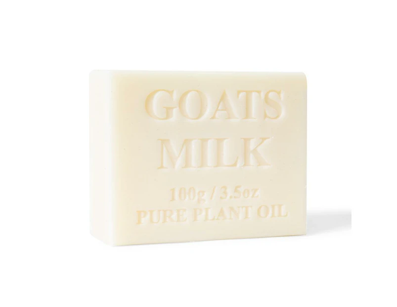10x 100g Goats Milk Soap Bars - Natural Creamy Scent Pure Australian Skin Care