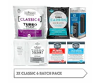 2x Classic 6 Batch Pack: 2x Still Spirits Classic 6 Yeast, 2x Turbo Carbon, 2x Turbo Clear, 2x EZ Filter, 2x Cold Water Detergent & 2x No-Rinse Sanitise...
