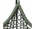 AMIRA Pet Swing Basket Bed Egg Chair for Small Cat & Dog- Grey