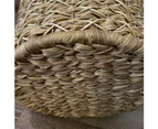 OSLO Poly Rattan Wicker Large Basket - Light Brown