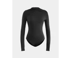 Forcast Women's Brooklyn Long Sleeve Bodysuit - Black