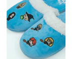 Unisex Kids 2 x Kids Boys Girls Harry Potter & Friends Hogwarts Kawaii Slippers Light Blue Polyester - Kawaii HP & Friends - Light Blue