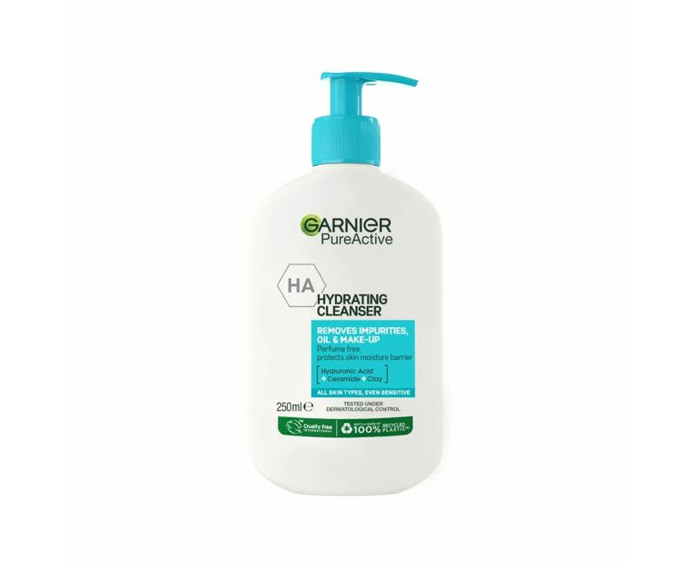 Garnier Pure Active Hydrating Hyaluronic Acid Deep Cleanser 250ml