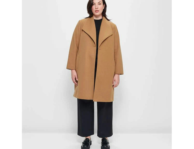 Target Plus Size Coat - Brown