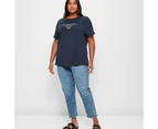 Target Plus Size Graphic T-Shirt - Blue