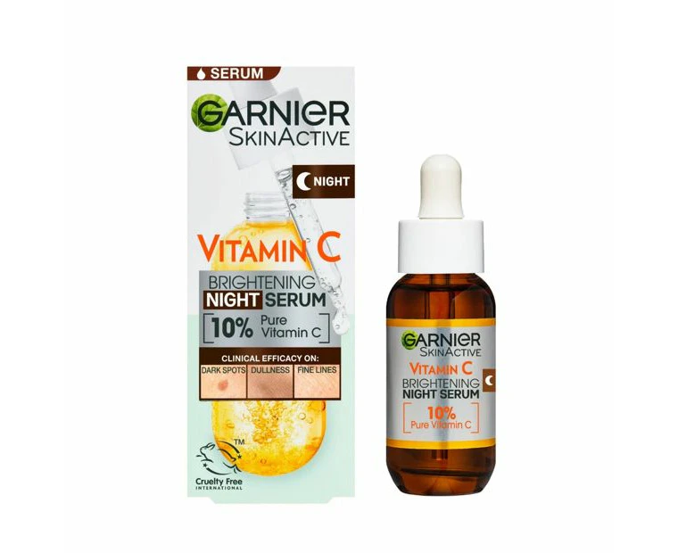 Garnier SkinActive Brightening Night Serum - Vitamin C