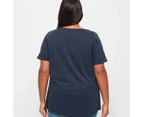 Target Plus Size Graphic T-Shirt - Blue