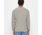 Target Cable Knit Jumper - Brown