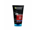 Garnier SkinActive PureActive Intensive 3-in-1 Anti-Blackhead Wash, Scrub and Mask 150ml - Charcoal - Black